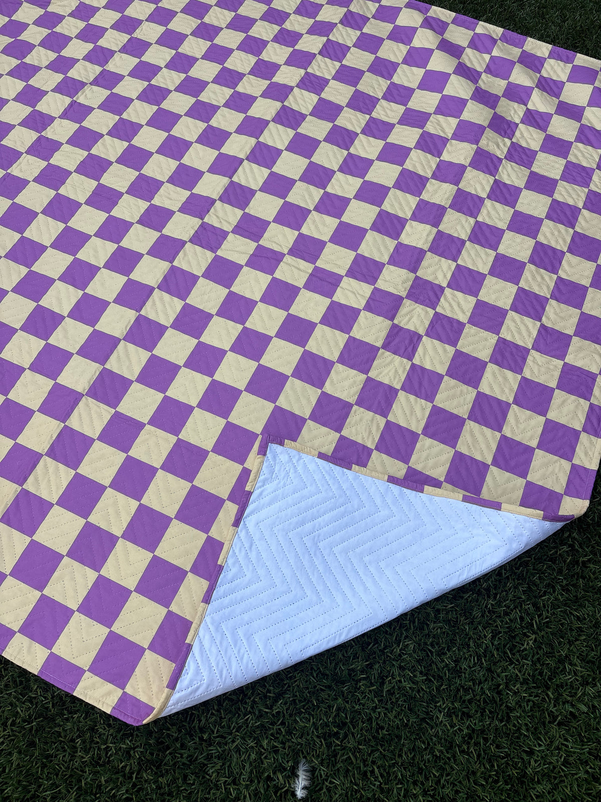 NEW ✨Speelkleed 150 x 150 cm - Rood, Roze geblokt 🩷