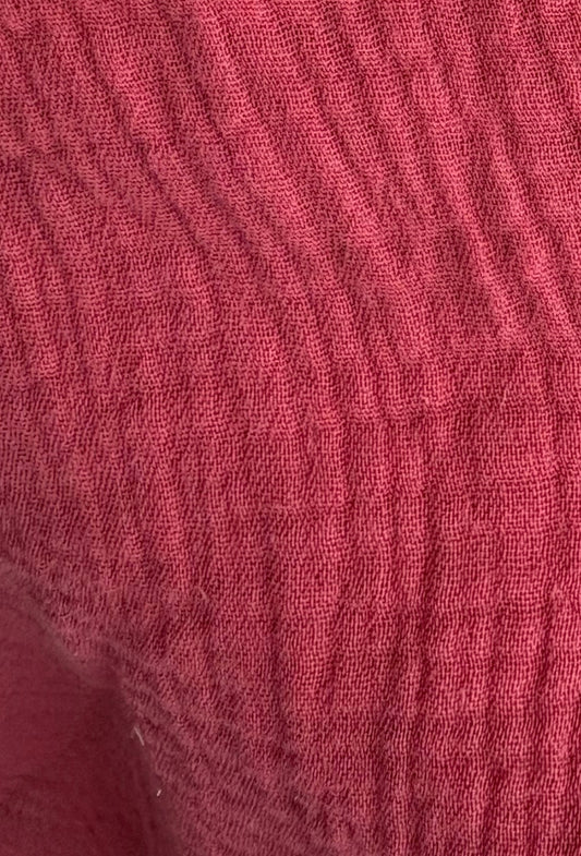 Hydrofiel wieg lakentje - Warm red.
