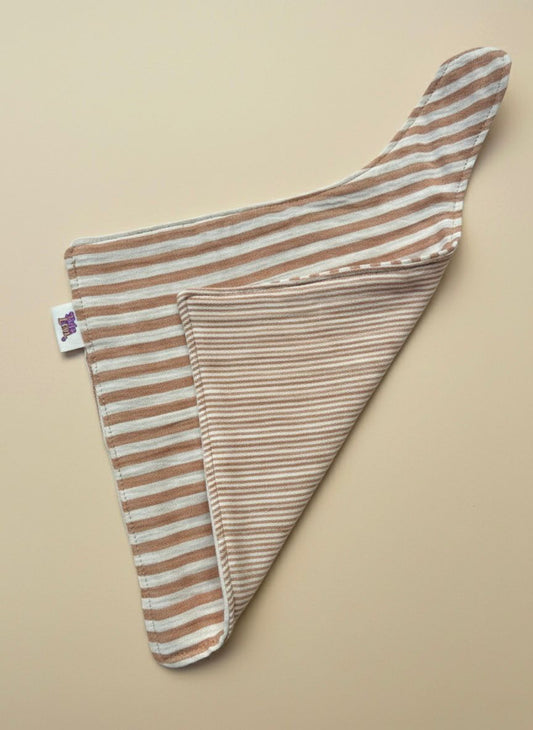 Speendoekje hydrofiel - beige gestreept