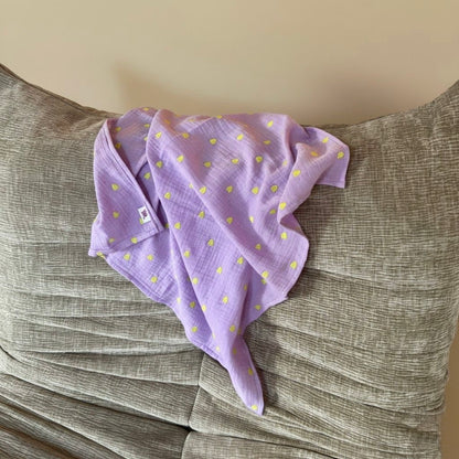 Swaddle XL Lila hearts